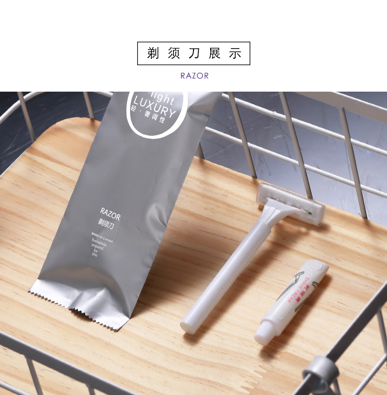 High-End Hotel Disposable Toothbrush Soft Hair Set Toiletries Tooth-Cleaners Toothpaste Comb Two-in-One Hotel B & B