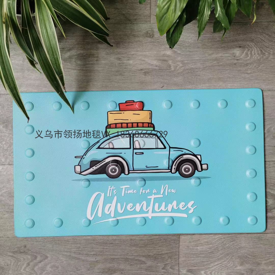 Cartoon Bathroom Non-Slip Mat Household Shower Room Mat Bathroom Bathtub Floor Mat Bath Foot Mat Children&#039;s Floor Mat