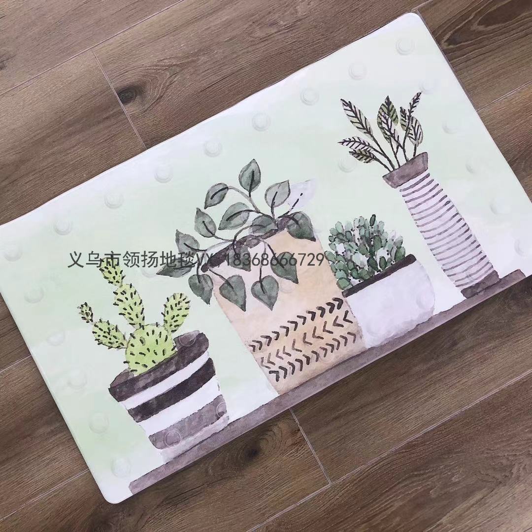Cartoon Bathroom Non-Slip Mat Household Shower Room Mat Bathroom Bathtub Floor Mat Bath Foot Mat Children's Floor Mat
