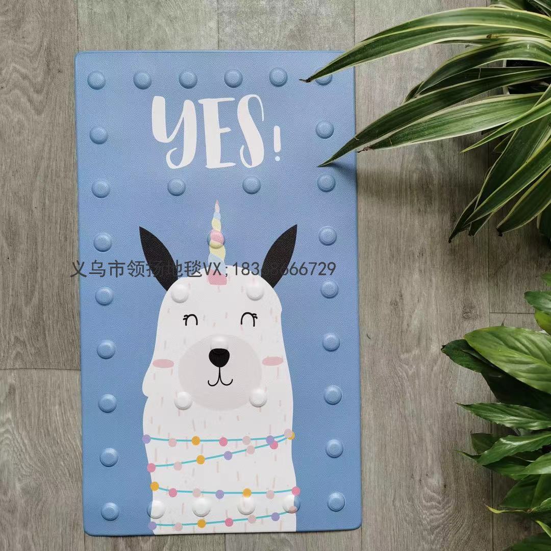 Cartoon Bathroom Non-Slip Mat Household Shower Room Mat Bathroom Bathtub Floor Mat Bath Foot Mat Children's Floor Mat