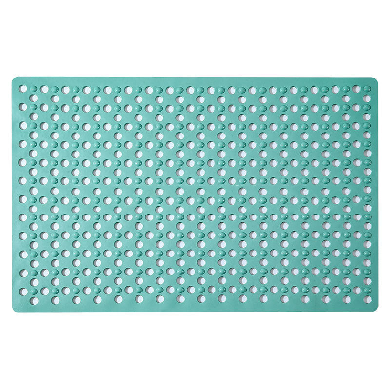 Non-Slip Floor Mat Hollow TPR Bathroom Bathtub Mat Simple Modern Odorless Soft and Thickened Durable Floor Mat with Suction Cup