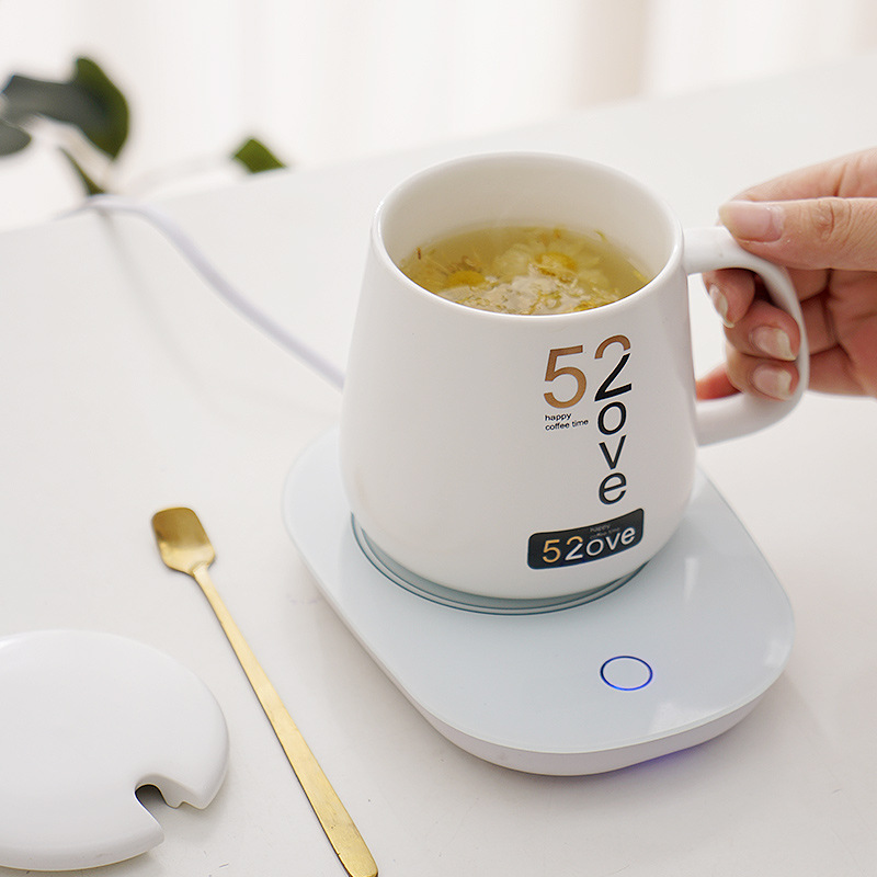 Type 55Degree Warm Cup Household Intelligent Constant Temperature Coaster Office Lazy Heating Constant Temperature Cup