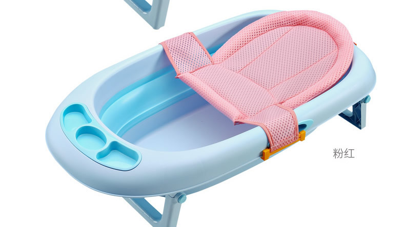 Babies' Bathtub Bath Bed Net Bath Sponge Babies' Net Bath Sponge Non-Slip Breathable Bath Mat Sitting Lying Universal 6006