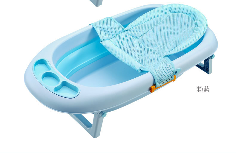 Babies' Bathtub Bath Bed Net Bath Sponge Babies' Net Bath Sponge Non-Slip Breathable Bath Mat Sitting Lying Universal 6006