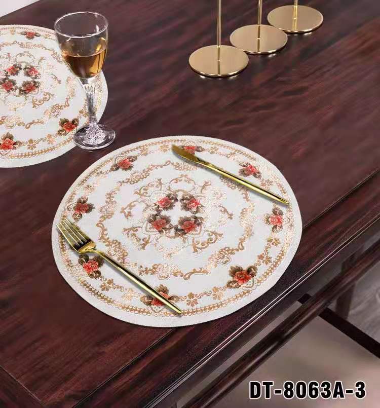 PVC Waterproof and Oilproof and Heatproof Heat Insulation Japanese and European Style Western-Style Placemat Placemat Bowl Coaster Cup Coaster PVC Waterproof and Oilproof and Heatproof Heat Insulation Japanese and European Style Western-Style Placemat Placemat Bowl Coaster Cup Coaster