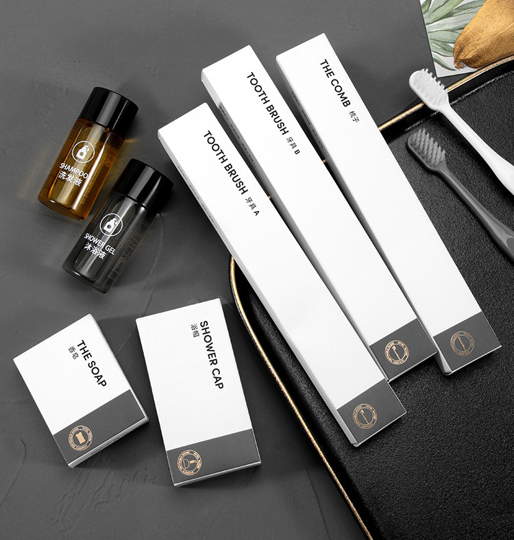 Hotel Disposable Toothbrush Hotel Special Toiletries Toothpaste Set Travel Portable Soft Hair Tooth-Cleaners Customization