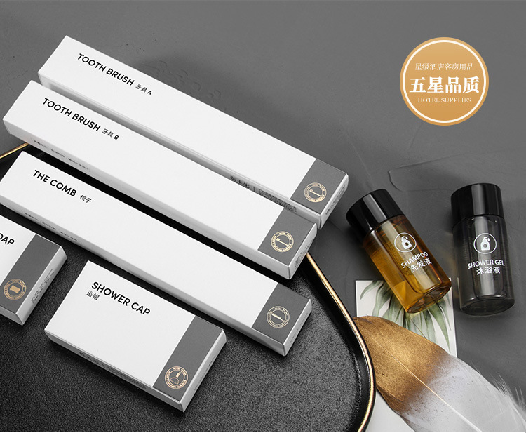Hotel Disposable Toothbrush Hotel Special Toiletries Toothpaste Set Travel Portable Soft Hair Tooth-Cleaners Customization