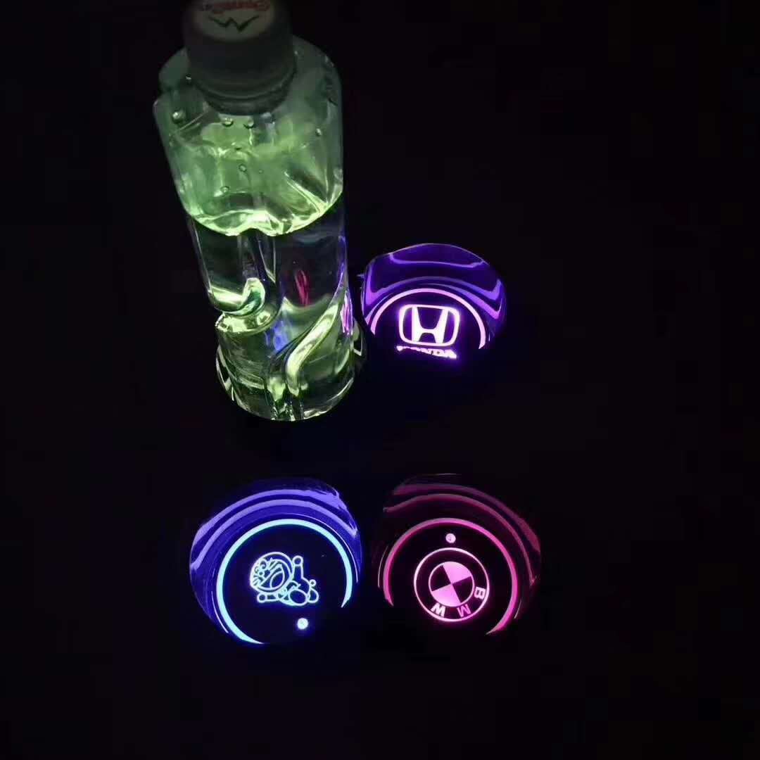 Cross-Border Hot Selling Car Luminous Led Water Cup Mat Non-Slip Mat Colorful Led Coaster Solar Coaster Cross-Border Hot Selling Car Luminous Led Water Cup Mat Non-Slip Mat Colorful Led Coaster Solar Coaster