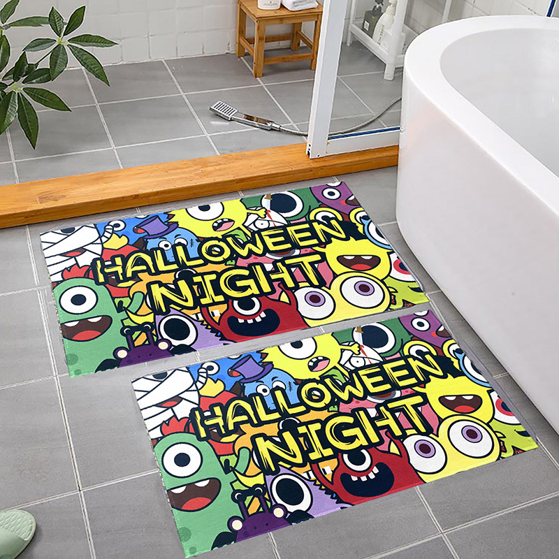 Color Doorway Mat Bathroom Bathroom Door Bathtub Shower Front Absorbent Floor Mat Customizable Size