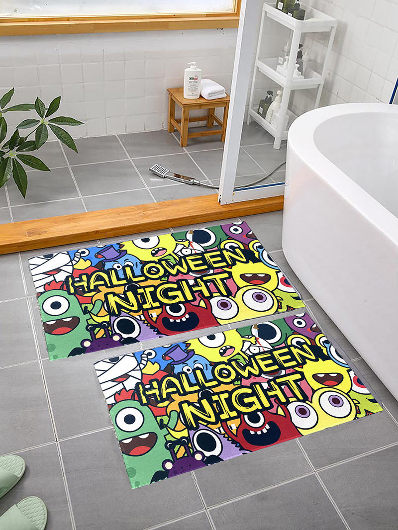 Color Doorway Mat Bathroom Bathroom Door Bathtub Shower Front Absorbent Floor Mat Customizable Size