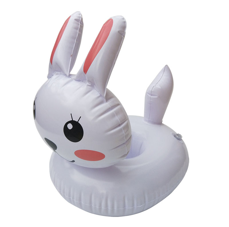 Spot PVC Inflatable Water Sports Goods Flamingo Coaster Inflatable Water Floating Beverage Cup Holder Cup Holder