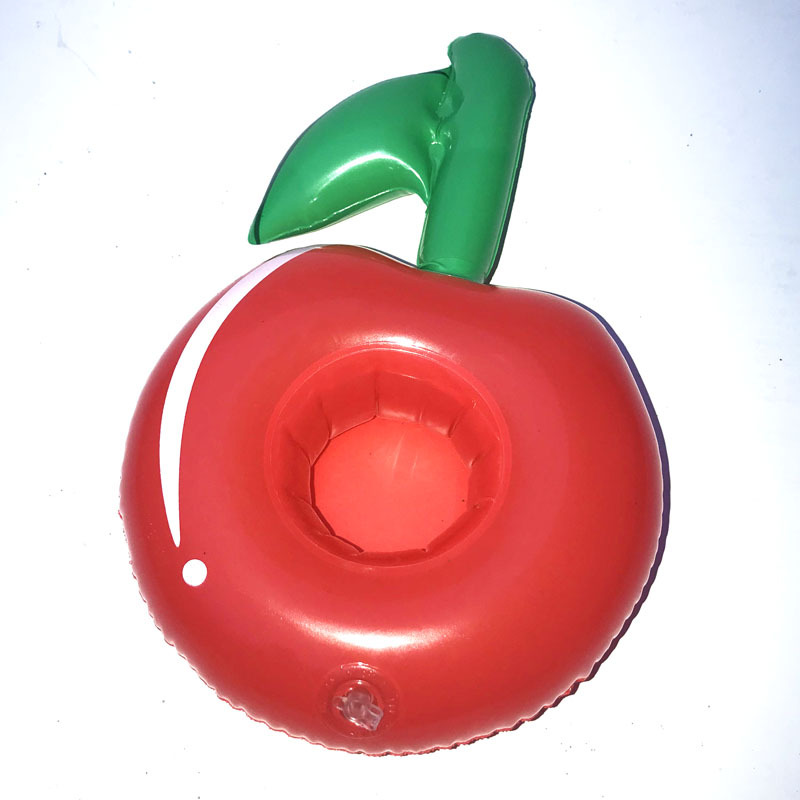 Spot PVC Inflatable Water Sports Goods Flamingo Coaster Inflatable Water Floating Beverage Cup Holder Cup Holder