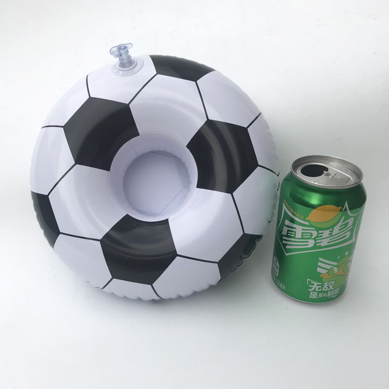 Spot PVC Inflatable Water Sports Goods Flamingo Coaster Inflatable Water Floating Beverage Cup Holder Cup Holder