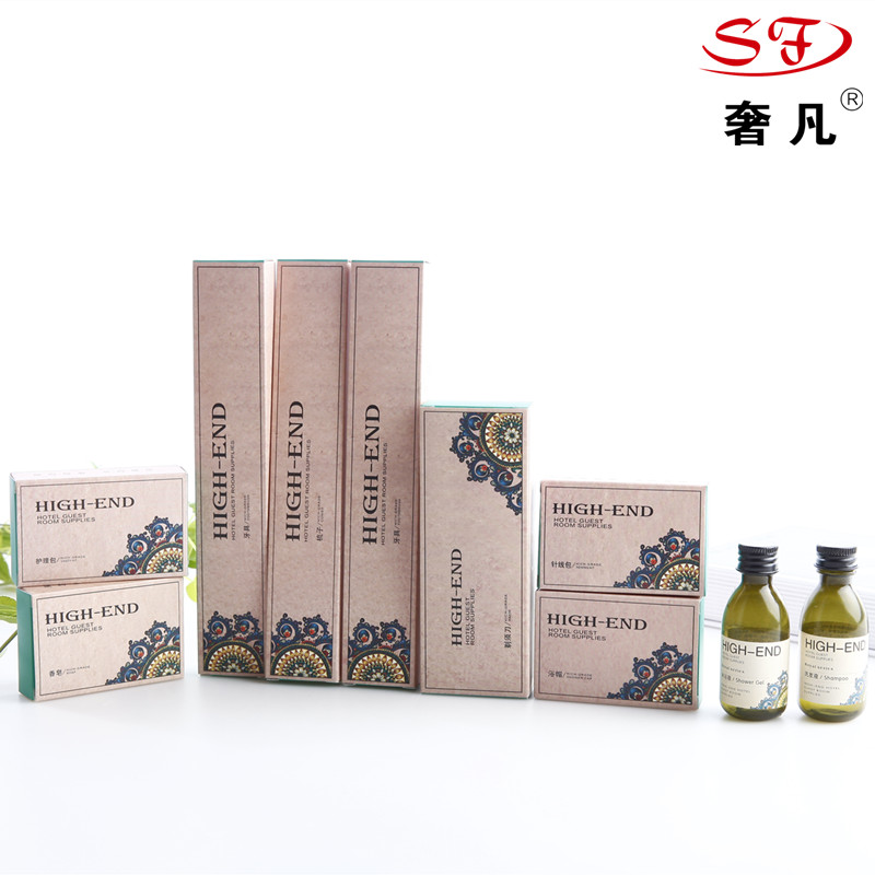 Hotel disposable toothbrush set toiletries hotel guest room consumables guest room dental toothpaste wholesale
