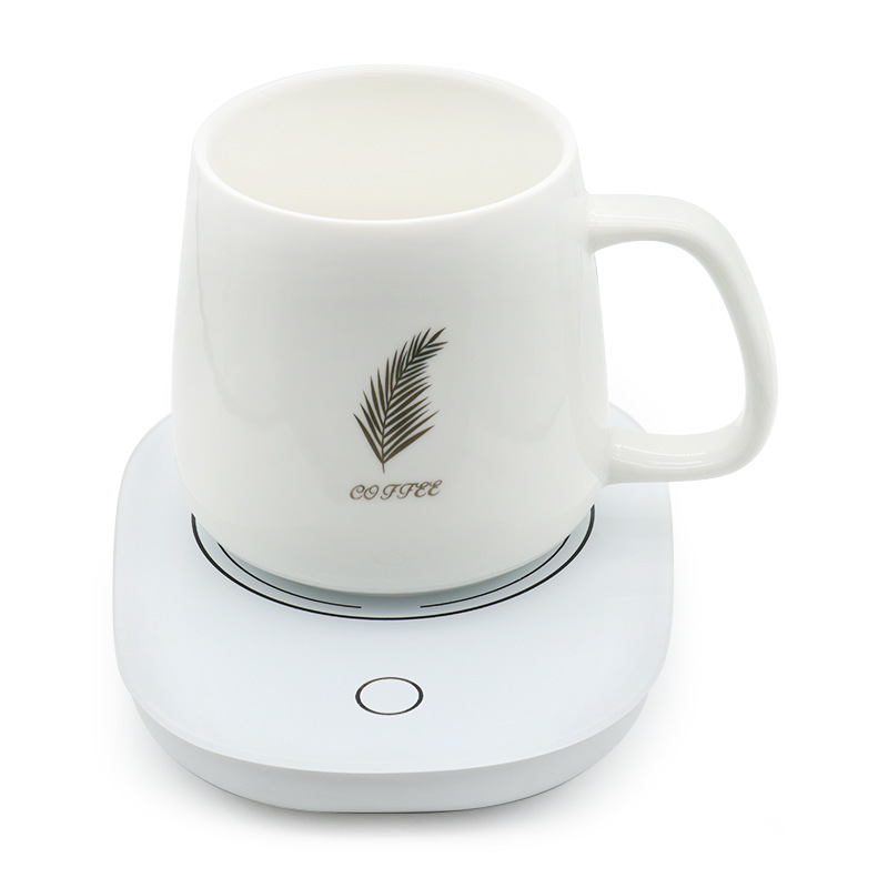 55 Degrees Thermal Cup High-End Gift Box Warm Cup Heating Coaster Ceramic Electric Heating Thermal Cup Gift Factory Wholesale 55 Degrees Thermal Cup High-End Gift Box Warm Cup Heating Coaster Ceramic Electric Heating Thermal Cup Gift Factory Wholesale