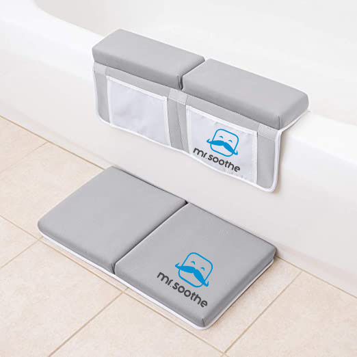 Longgang Factory Neoprene Bathroom Kneeling Pad Removable Bathroom Kneeling Pad Folding Waterproof Bathtub Hanging Mat