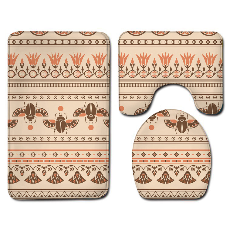 One Piece Dropshipping Bathroom Three-Piece Flannel Washed Toilet Floor Mat Bathtub Side Foot Mat Bathroom Small Wholesale One Piece Dropshipping Bathroom Three-Piece Flannel Washed Toilet Floor Mat Bathtub Side Foot Mat Bathroom Small Wholesale