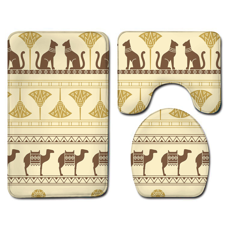 One Piece Dropshipping Bathroom Three-Piece Flannel Washed Toilet Floor Mat Bathtub Side Foot Mat Bathroom Small Wholesale One Piece Dropshipping Bathroom Three-Piece Flannel Washed Toilet Floor Mat Bathtub Side Foot Mat Bathroom Small Wholesale