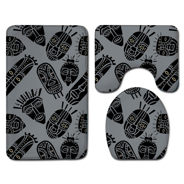 One Piece Dropshipping Bathroom Three-Piece Flannel Washed Toilet Floor Mat Bathtub Side Foot Mat Bathroom Small Wholesale One Piece Dropshipping Bathroom Three-Piece Flannel Washed Toilet Floor Mat Bathtub Side Foot Mat Bathroom Small Wholesale