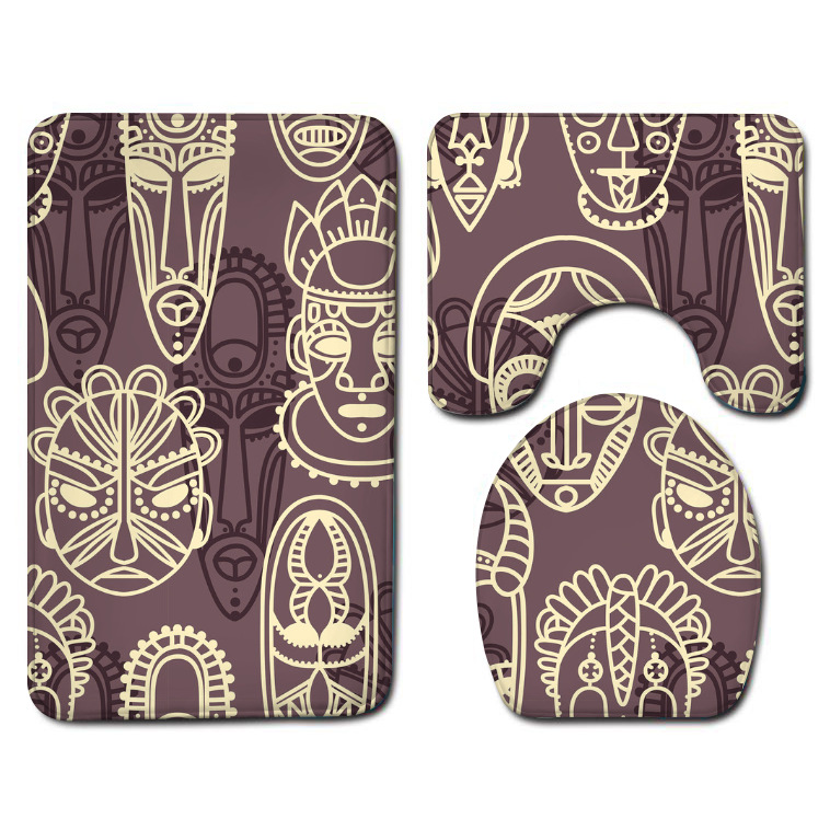 One Piece Dropshipping Bathroom Three-Piece Flannel Washed Toilet Floor Mat Bathtub Side Foot Mat Bathroom Small Wholesale One Piece Dropshipping Bathroom Three-Piece Flannel Washed Toilet Floor Mat Bathtub Side Foot Mat Bathroom Small Wholesale