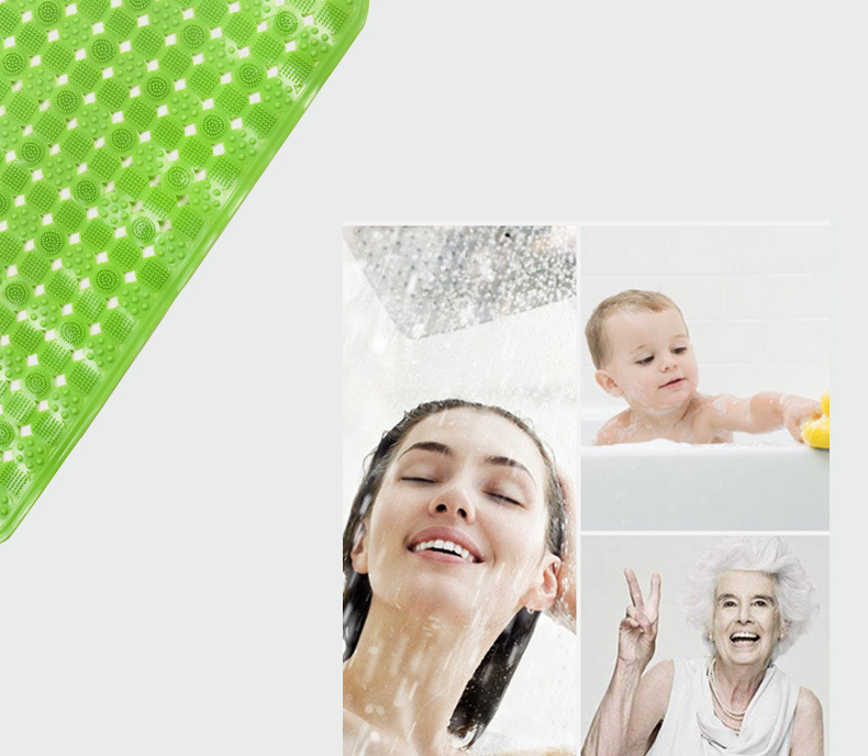 Manufacturer wholesales the hotel PVC floor mat bathroom anti - skid pad small plate brush bathtub with suction plate massage foot pad Manufacturer wholesales the hotel PVC floor mat bathroom anti - skid pad small plate brush bathtub with suction plate massage foot pad