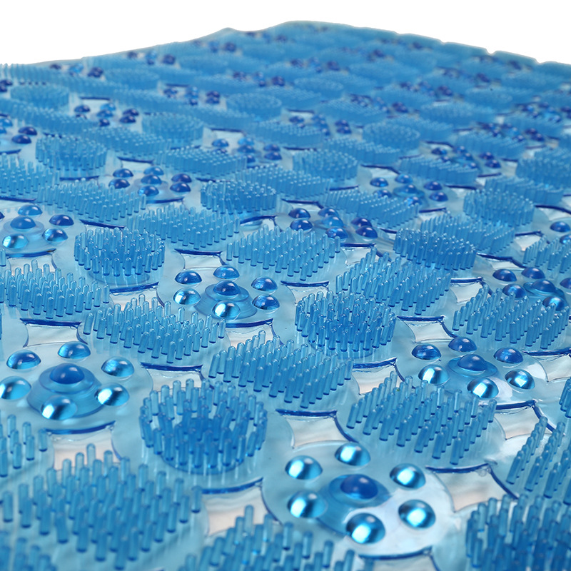 Manufacturer wholesales the hotel PVC floor mat bathroom anti - skid pad small plate brush bathtub with suction plate massage foot pad Manufacturer wholesales the hotel PVC floor mat bathroom anti - skid pad small plate brush bathtub with suction plate massage foot pad