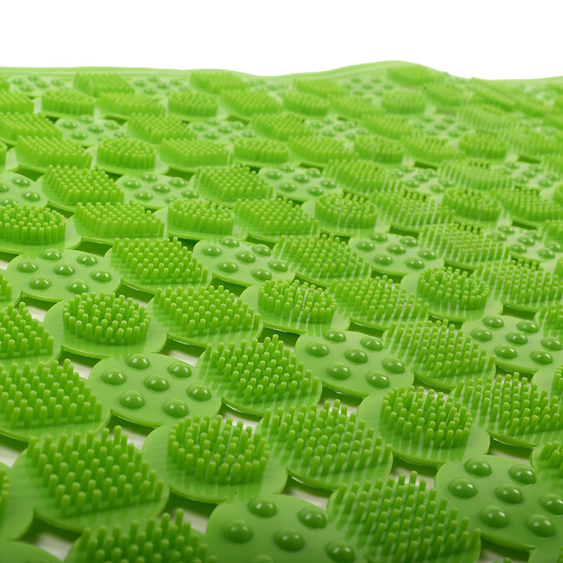 Manufacturer wholesales the hotel PVC floor mat bathroom anti - skid pad small plate brush bathtub with suction plate massage foot pad Manufacturer wholesales the hotel PVC floor mat bathroom anti - skid pad small plate brush bathtub with suction plate massage foot pad
