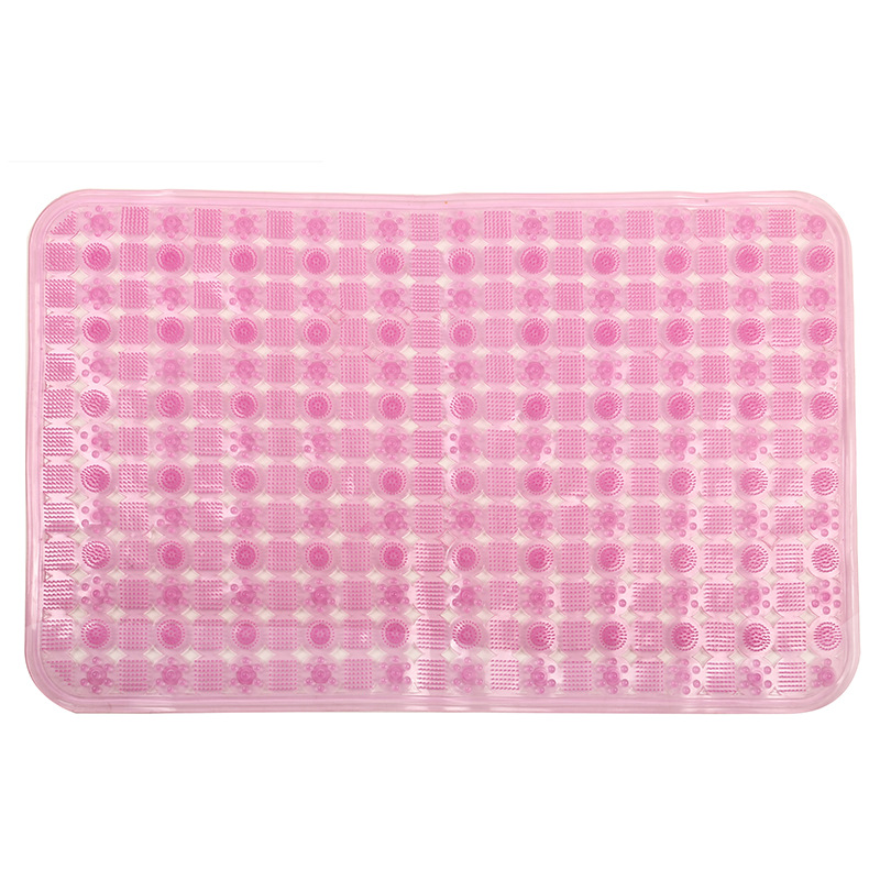 Manufacturer wholesales the hotel PVC floor mat bathroom anti - skid pad small plate brush bathtub with suction plate massage foot pad Manufacturer wholesales the hotel PVC floor mat bathroom anti - skid pad small plate brush bathtub with suction plate massage foot pad