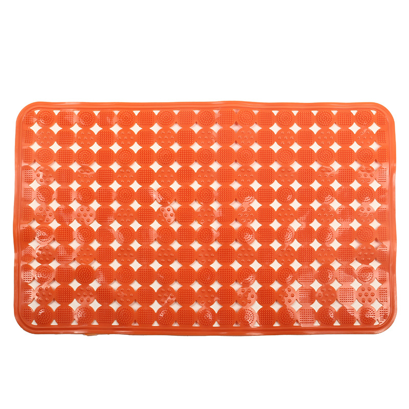Manufacturer wholesales the hotel PVC floor mat bathroom anti - skid pad small plate brush bathtub with suction plate massage foot pad Manufacturer wholesales the hotel PVC floor mat bathroom anti - skid pad small plate brush bathtub with suction plate massage foot pad