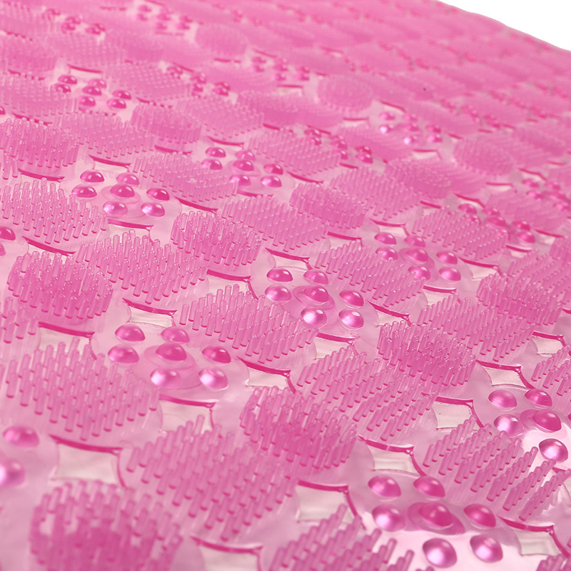 Manufacturer wholesales the hotel PVC floor mat bathroom anti - skid pad small plate brush bathtub with suction plate massage foot pad Manufacturer wholesales the hotel PVC floor mat bathroom anti - skid pad small plate brush bathtub with suction plate massage foot pad