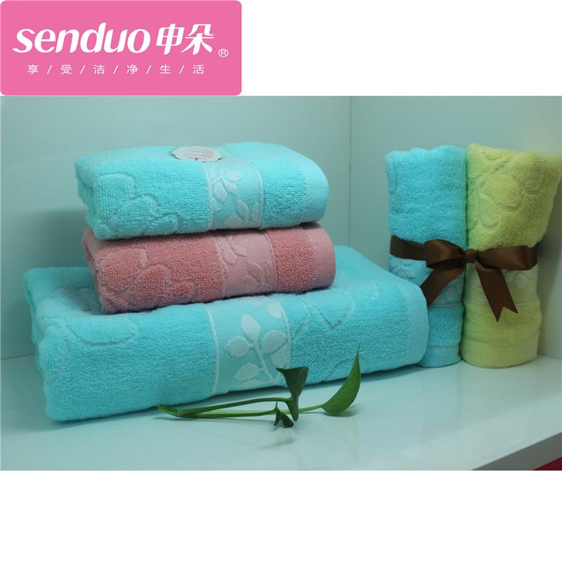 Shanghai advertising gift towel towel towel Flower Gift Set