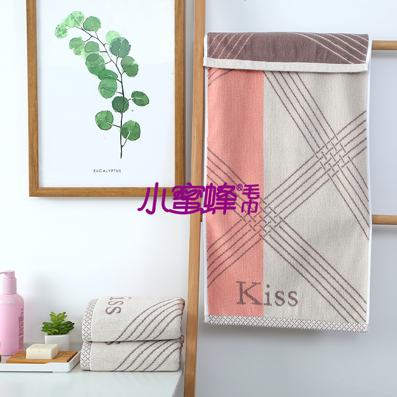Bee Towel Positive and Negative 32-Strand Towel Face Wash Couple Towel Item No.: 712 Bee Towel Positive and Negative 32-Strand Towel Face Wash Couple Towel Item No.: 712
