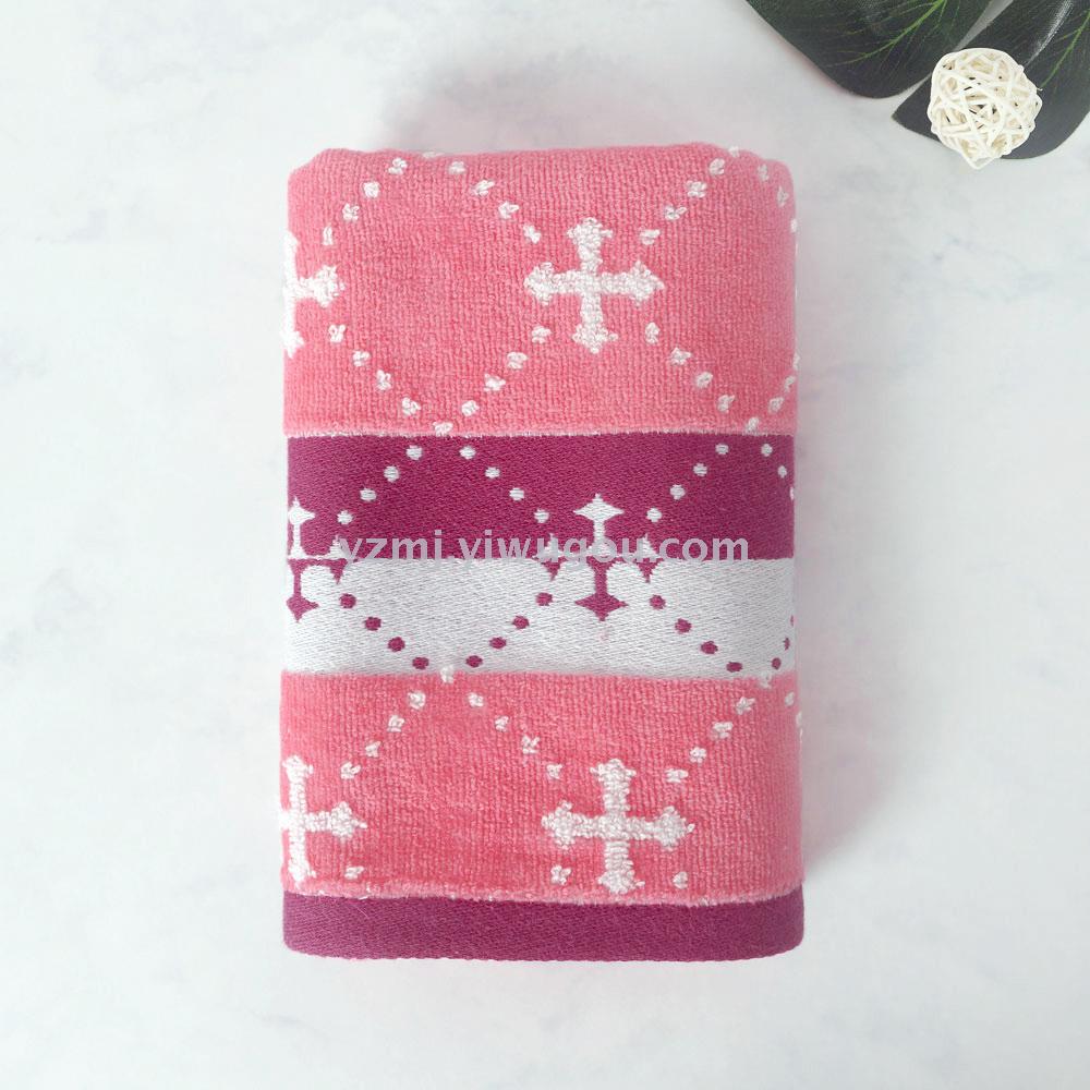 Cotton yarn-dyed untwisted velvet towel towel gift towel
