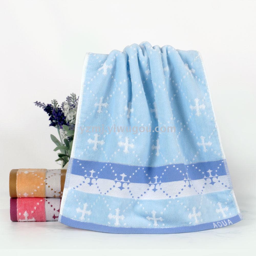 Cotton yarn-dyed untwisted velvet towel towel gift towel