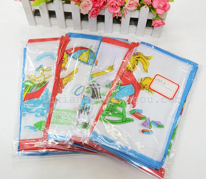 Children's cartoon small towel Cotton Handkerchief dishcloth towel towel cloth trade 