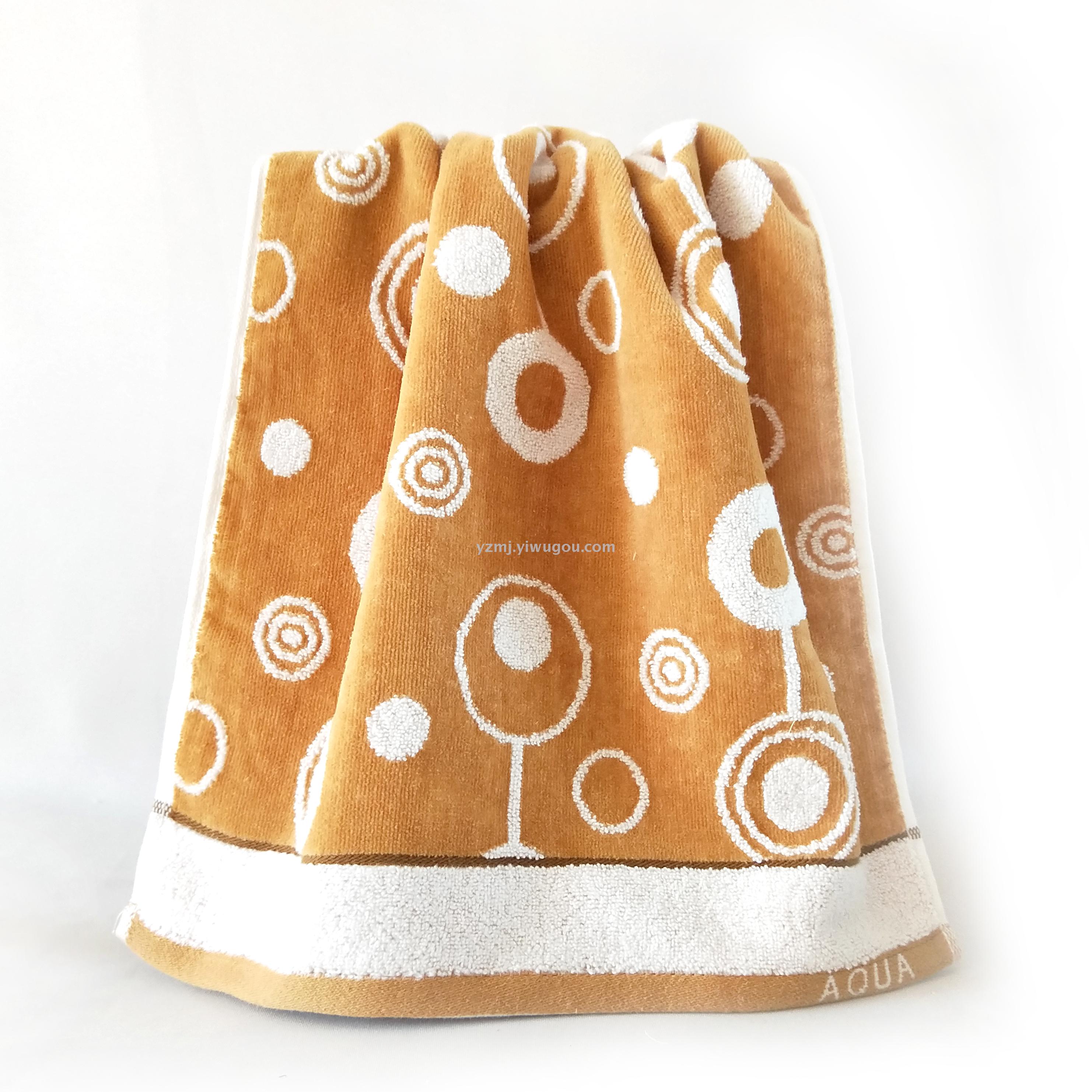 Cotton yarn-dyed untwisted velvet towel towel gift towel