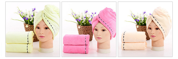 Dry hair cap super absorbent dry towel to increase the thickening of the hair dry hair dry towel towel bath cap gift box Dry hair cap super absorbent dry towel to increase the thickening of the hair dry hair dry towel towel bath cap gift box