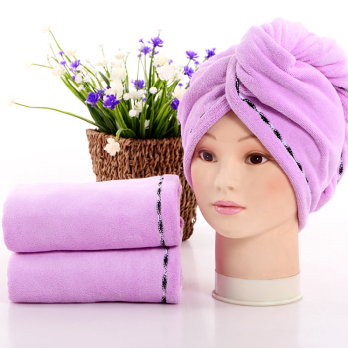 Dry hair cap super absorbent dry towel to increase the thickening of the hair dry hair dry towel towel bath cap gift box Dry hair cap super absorbent dry towel to increase the thickening of the hair dry hair dry towel towel bath cap gift box