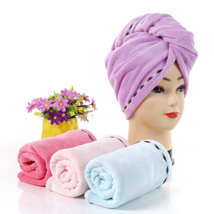 Dry hair cap super absorbent dry towel to increase the thickening of the hair dry hair dry towel towel bath cap gift box Dry hair cap super absorbent dry towel to increase the thickening of the hair dry hair dry towel towel bath cap gift box