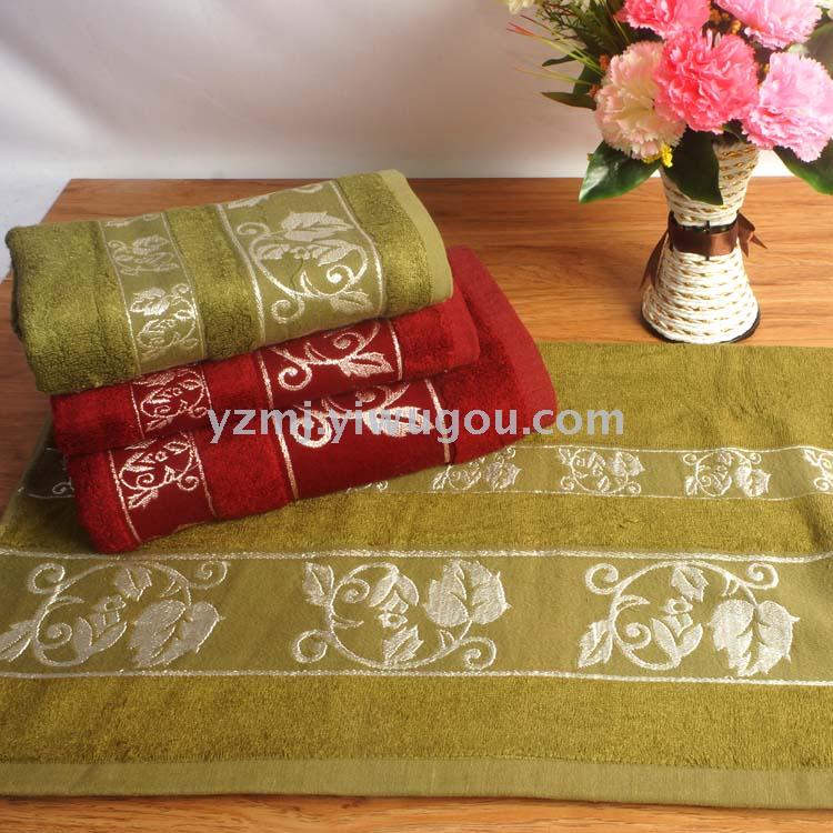 Bamboo fiber terry jacquard dark towel towel gift towel Bamboo fiber terry jacquard dark towel towel gift towel