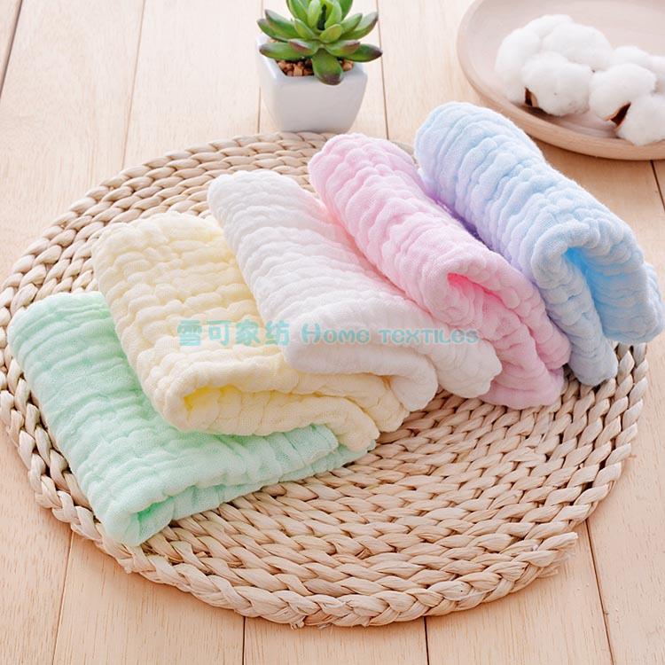 6 six layers of gauze fold common density towel hanging towel towel baby slobber plain 6 six layers of gauze fold common density towel hanging towel towel baby slobber plain