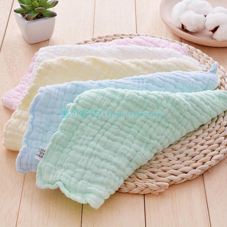 6 six layers of gauze fold common density towel hanging towel towel baby slobber plain 6 six layers of gauze fold common density towel hanging towel towel baby slobber plain