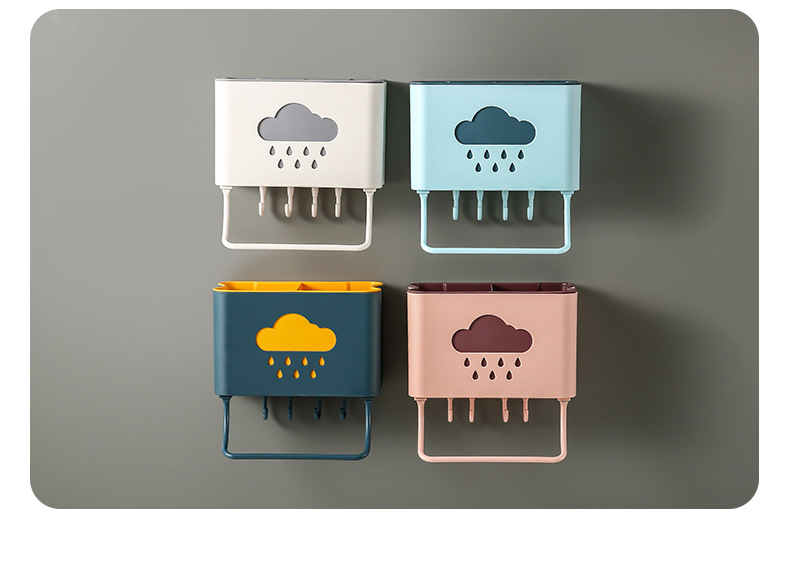 Double-Layer Water Drop Chopsticks Holder Creative Chopsticks Cage Wall-Mounted Punch-Free Kitchen Household Draining Gadget Factory Direct Sales Double-Layer Water Drop Chopsticks Holder Creative Chopsticks Cage Wall-Mounted Punch-Free Kitchen Household Draining Gadget Factory Direct Sales