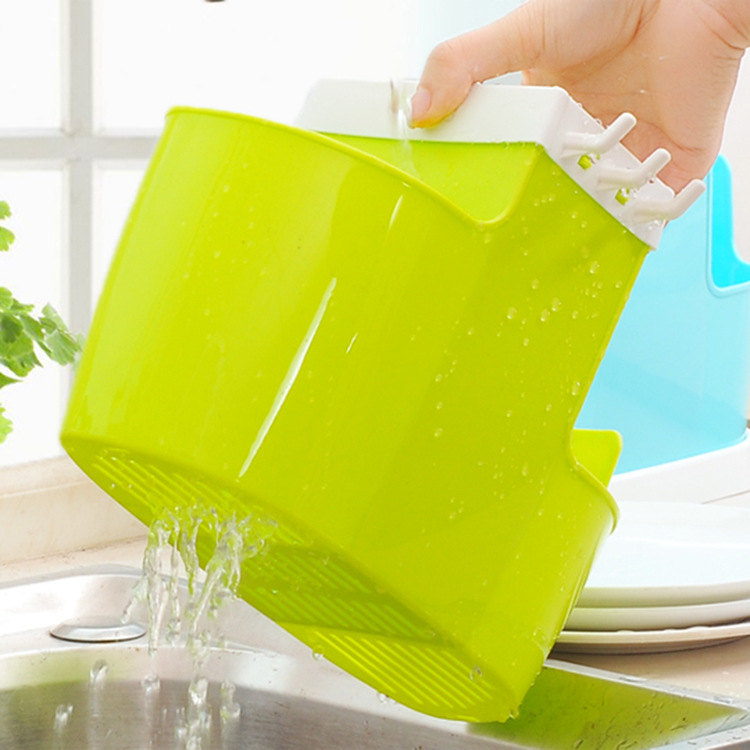 Multi-Functional Chopsticks Holder Draining Chopsticks Shelf Kitchen Chopsticks Box Hanging Tableware Toolframe Plastic Chopsticks Cage