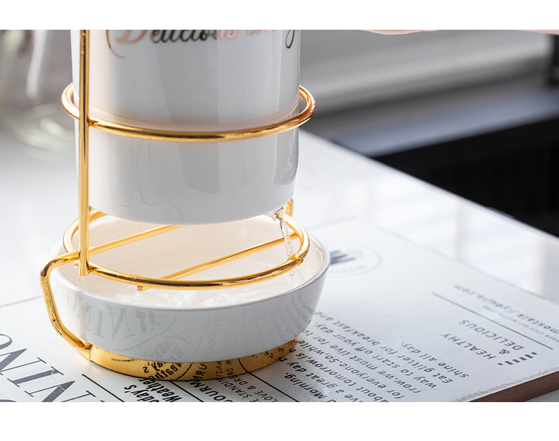 Light Luxury Ceramic Chopsticks Holder Household Kitchen Chopsticks Cage Chopsticks Draining Rack Creative Knife, Fork and Spoon Storage Draining Basket Light Luxury Ceramic Chopsticks Holder Household Kitchen Chopsticks Cage Chopsticks Draining Rack Creative Knife, Fork and Spoon Storage Draining Basket