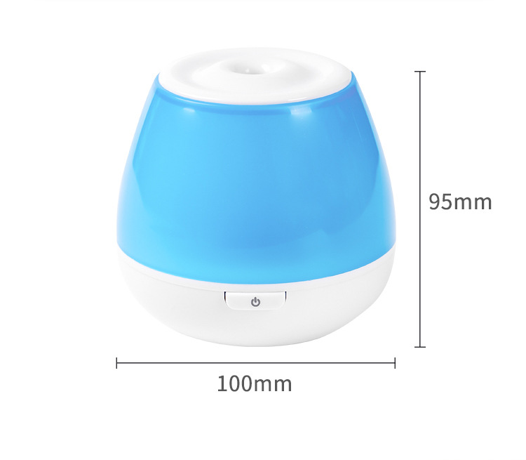 Cross-Border Creative Humidifier Household Seven-Color Ambience Light Desktop Air Purifier USB Mini Cute Cage Humidifier