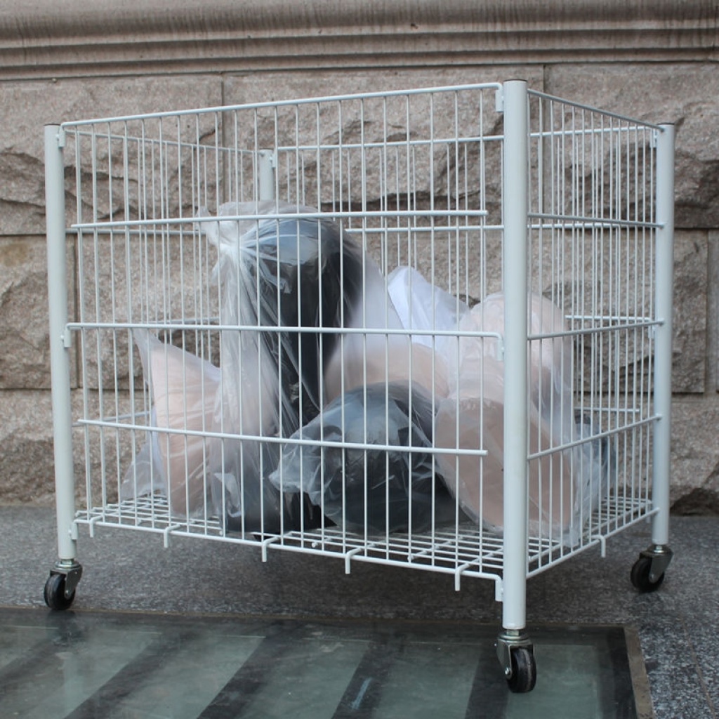 Shopping Mall Factory Mobile Cart Storage Cage Goods Push Car Home Clothes Cage Shopping Mall Promotion Car Shopping Mall Factory Mobile Cart Storage Cage Goods Push Car Home Clothes Cage Shopping Mall Promotion Car