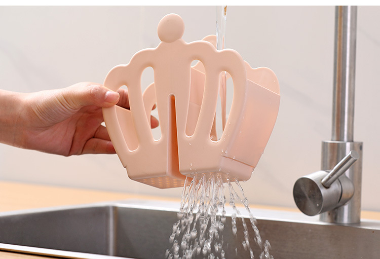 Crown Chopsticks Holder Household Kitchen Knife and Fork Spoon Chopsticks Box Plastic Draining Storage Tableware Chopsticks Cage Storage Rack Crown Chopsticks Holder Household Kitchen Knife and Fork Spoon Chopsticks Box Plastic Draining Storage Tableware Chopsticks Cage Storage Rack