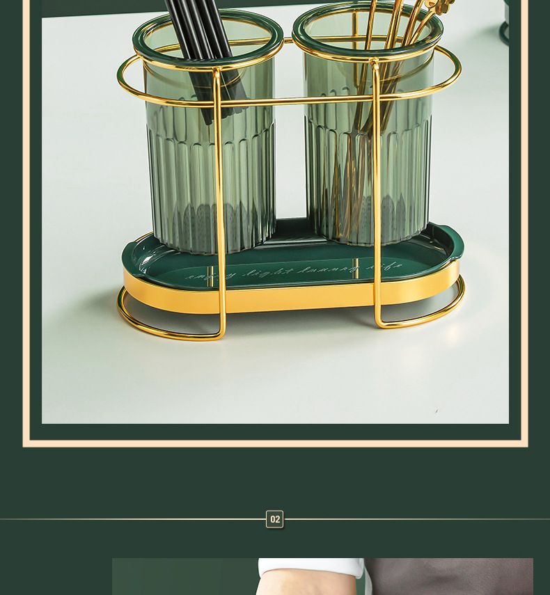 Light Luxury Chopsticks Rack Household Chopstick Barrel Drain Chopsticks Tube Wall-Mounted Kitchen Storage Box Chopsticks Basket Chopsticks Cage Light Luxury Chopsticks Rack Household Chopstick Barrel Drain Chopsticks Tube Wall-Mounted Kitchen Storage Box Chopsticks Basket Chopsticks Cage