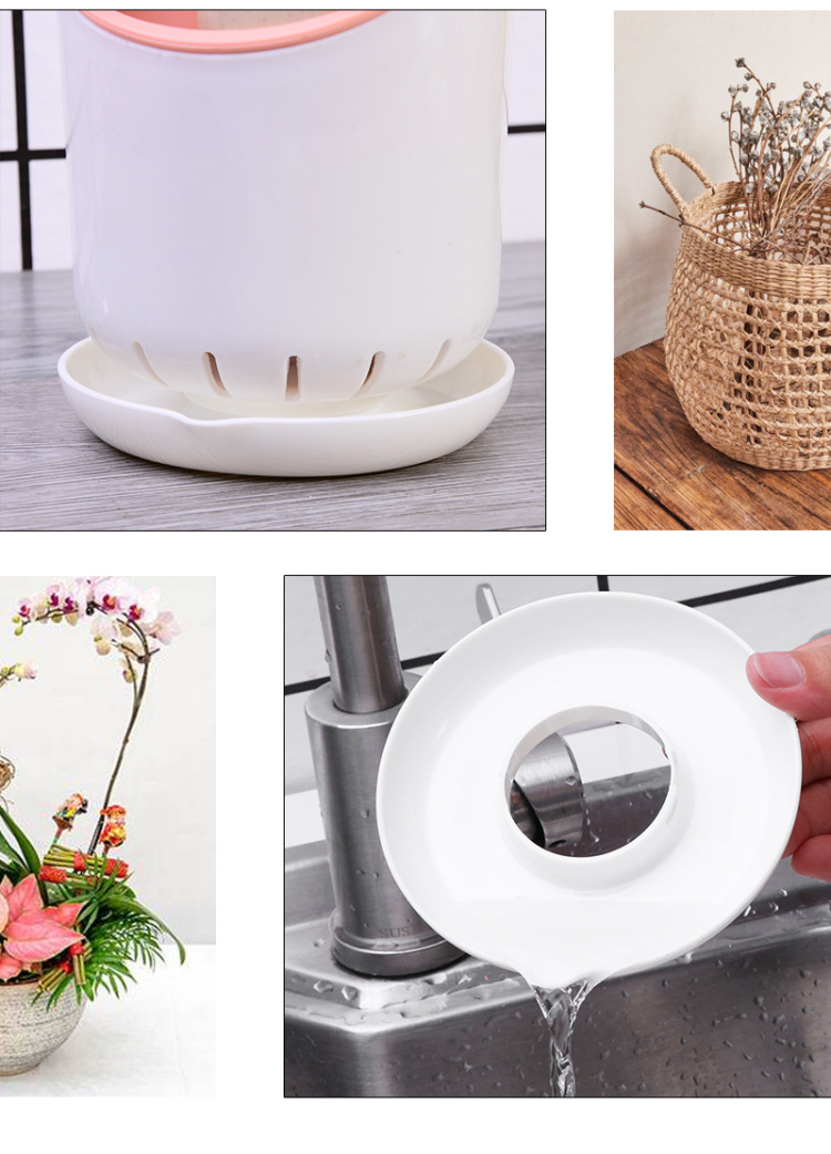Kitchen Plastic Drain Chopsticks Cage Spoon Rack Chopsticks Cage Multi-Functional Kitchen Cutlery Storage Rack Chopsticks Holder